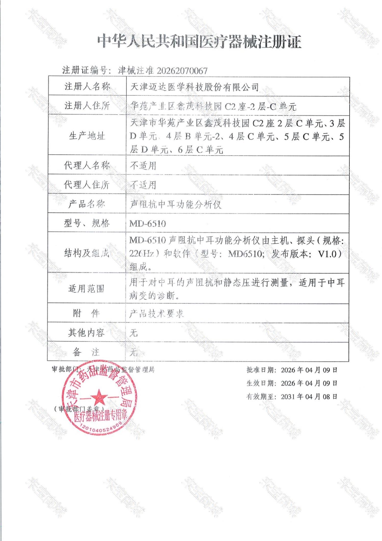 注册证