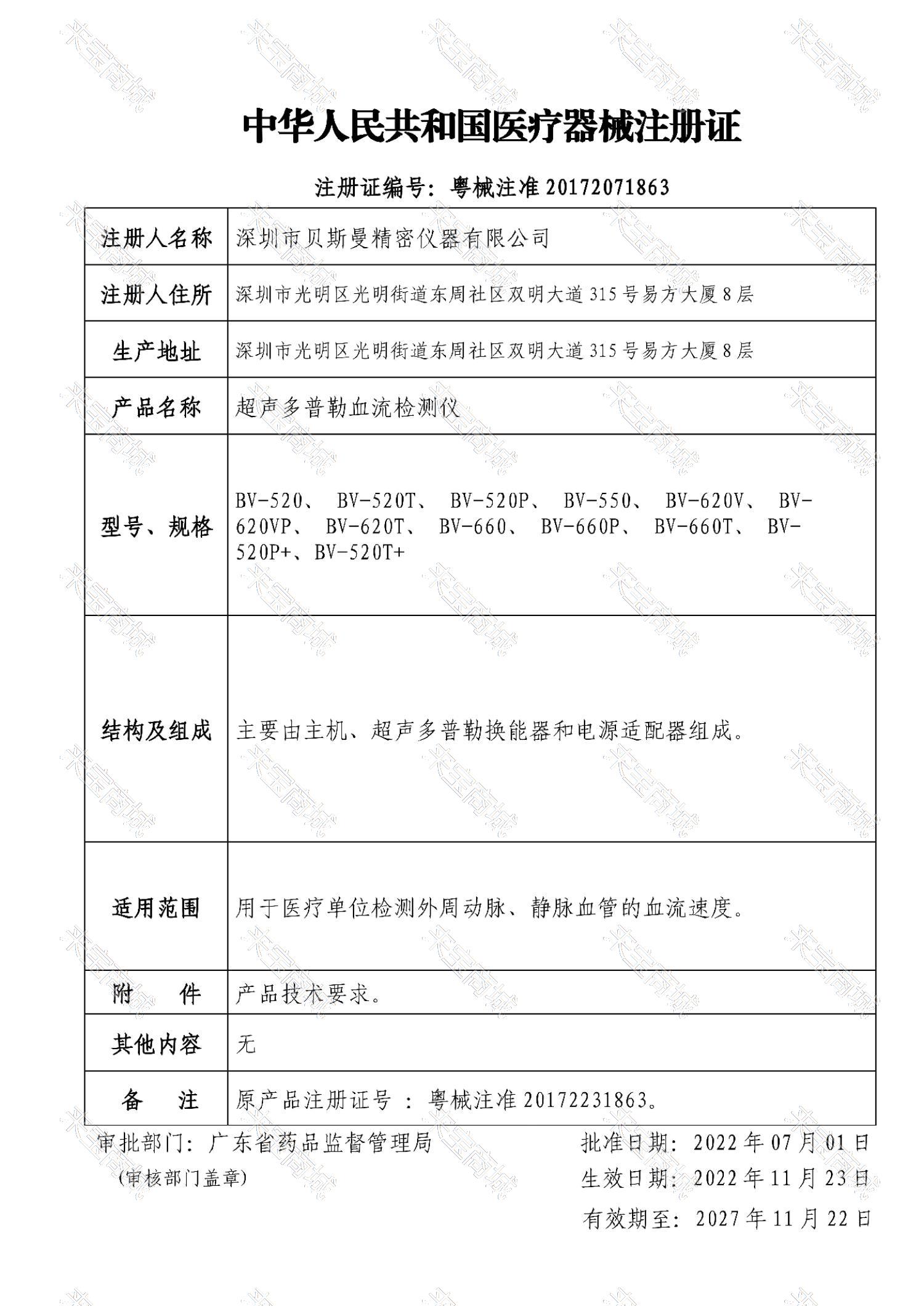 注册证